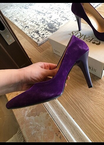 39 Beden Kadife stiletto