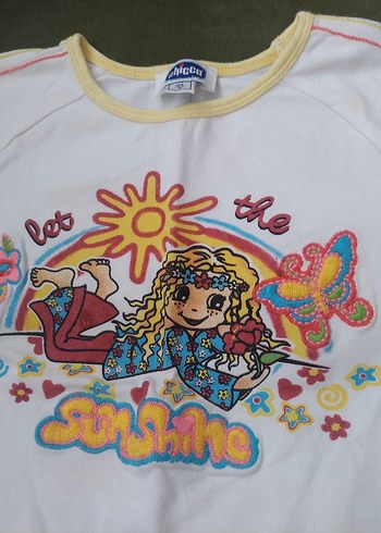Chicco renkli Baskılı Uzun Kollu Kız Tişörtü - Görsel 2