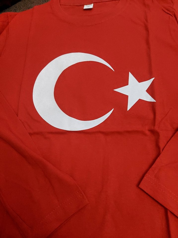 Bayrak uzun kollu t-shirt - Görsel 3