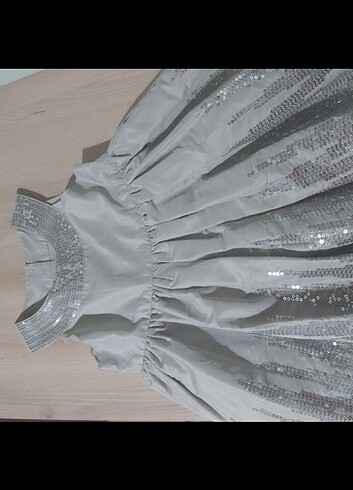 Mothercare payetli abiye elbise