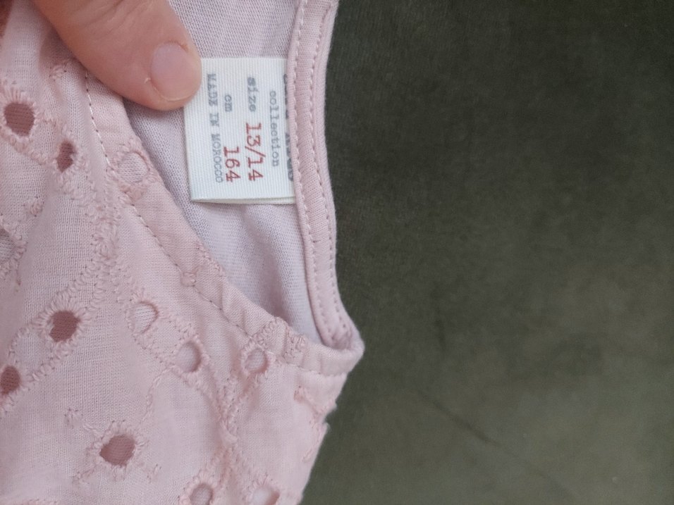 Somon -acik pembe renkte İsviçre işi bluz - Görsel 4