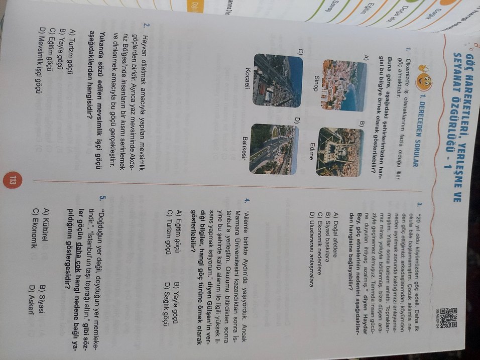 Classmate 7. Sınıf Sosyal Bilgiler Soru Bankası - Görsel 4