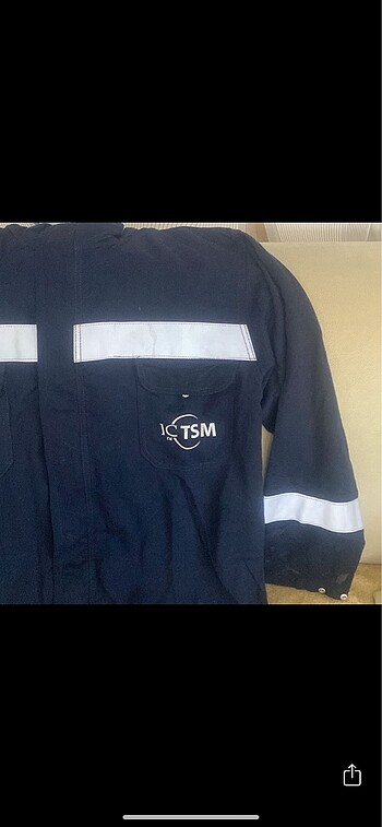 2xl Beden lacivert Renk Reflektörlü Endüstriyel Ceket