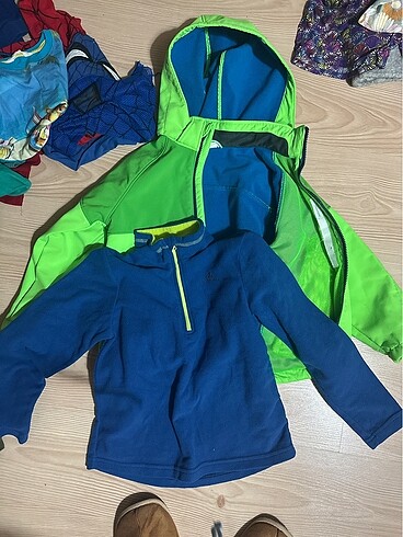 İçi polarlı mevsimlik mont ve polar içlik