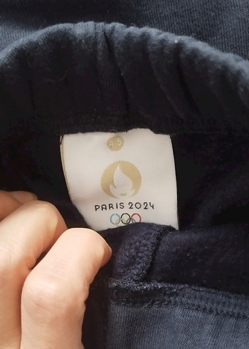 5 Yaş Beden gri Renk Erkek Çocuk Gri Baskılı Sweatshirt ve Eşofman Takımı