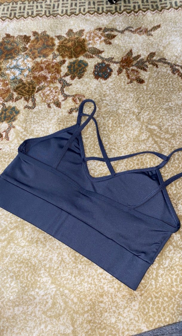 Mavi Spor Sütyeni Çapraz Askılı - Görsel 2