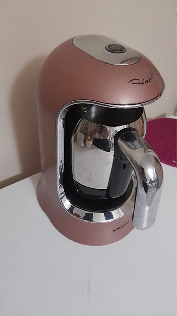 Korkmaz A860-06 Kahvekolik Rosegold Krom Otomatik Kahve Makinesi