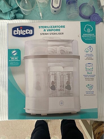 Chicco 3in 1 buharlı sterilizatör (garantili)