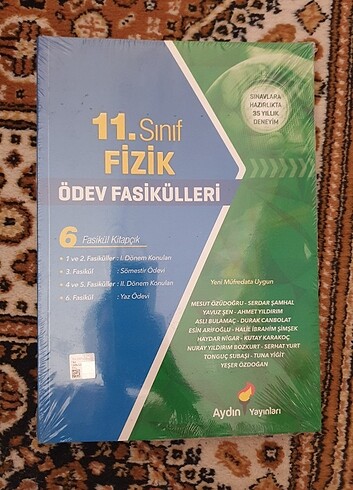 Aydın Yayınları 11.Sınıf Ödev Fasikülleri