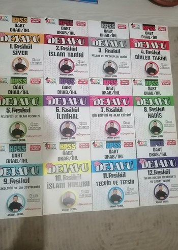 Ahmet Şenol KPSS Dkab/IHL Dejavu Fasikülleri Seti