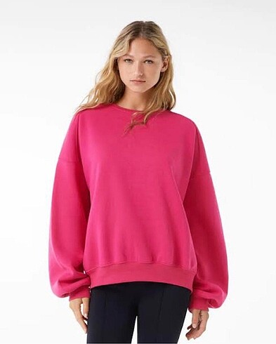 s Beden turuncu Renk BERSHKA sweatshirt