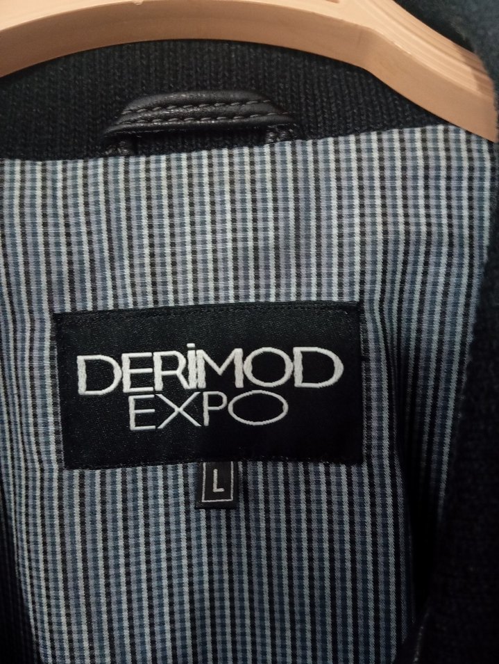 Siyah Deri Erkek Derimod Ceket - Görsel 3