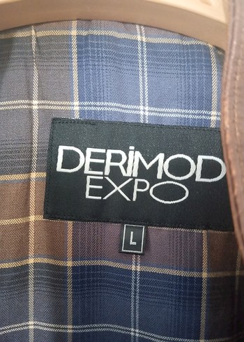 Kahverengi Derimod expo deri ceket - Görsel 4