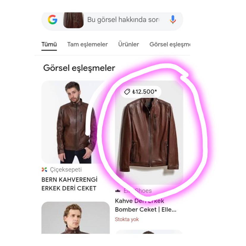 Kahverengi Derimod expo deri ceket - Görsel 5