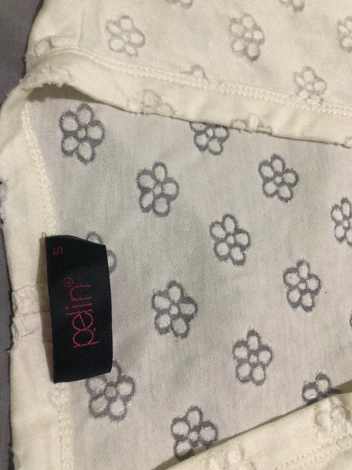 Beyaz Nakışlı Uzun Bohem Kadın Sabahlık - Görsel 3