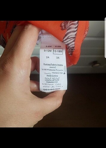 12-18 Ay Beden çeşitli Renk G&B baby 12/18 ay elbise
