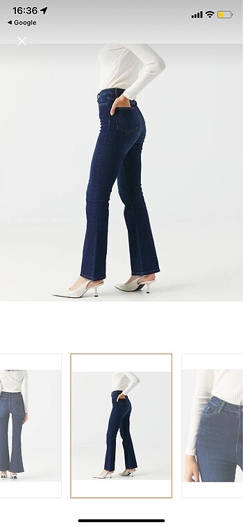 bershka ispanyol paça pantolon
