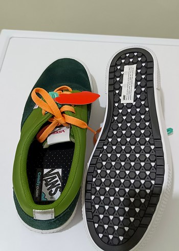 Vans Orijinal Yeşil Günlük Spor Ayakkabı - Görsel 8