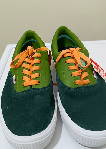 Vans Orijinal Yeşil Günlük Spor Ayakkabı - Görsel 3