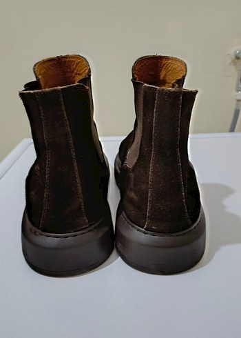 Lufian Kahverengi Süet Erkek Bot - Görsel 5