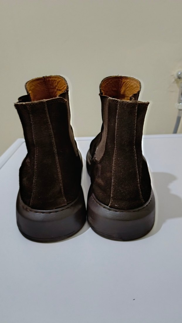 Lufian Kahverengi Süet Erkek Bot - Görsel 5