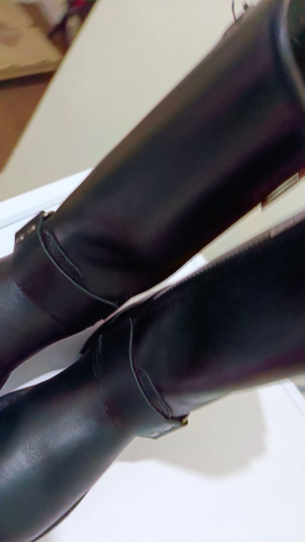 Harley Davidson Siyah Deri Tokalı Biker Bot - Görsel 3