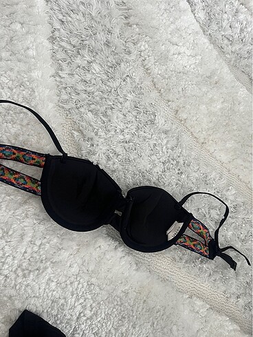 s Beden siyah Renk Bikini üstü