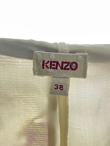38 Beden çeşitli Renk Kenzo Kısa Elbise %70 İndirimli.