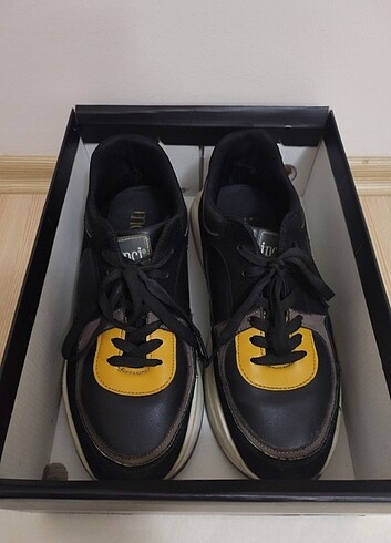 39 Beden siyah Renk İNCİ KADIN SNEAKER SPOR AYAKKABI