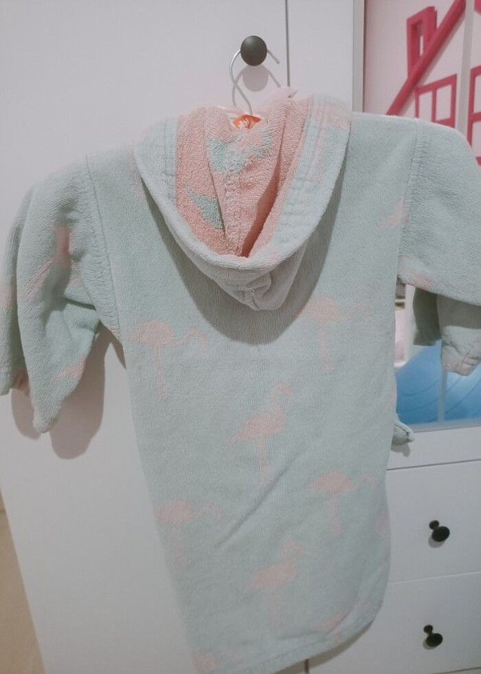 OZDİLEK BORNOZ flamingo  - Görsel 2