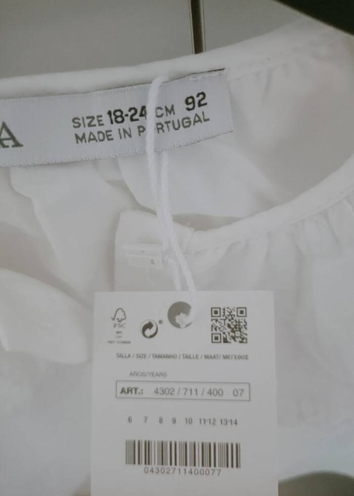 ZARA GÖMLEK BEYAZ - Görsel 4