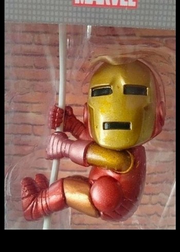 NECA Marvel Altın Iron Man kablo tutucu Figür