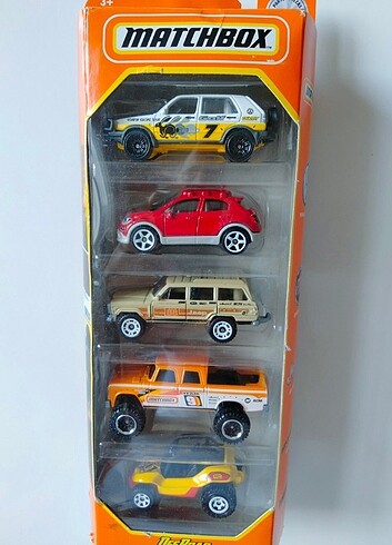 Matchbox off road rally 5 li paket