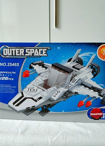 Uzay gemisi 126 parca lego+askeri arac