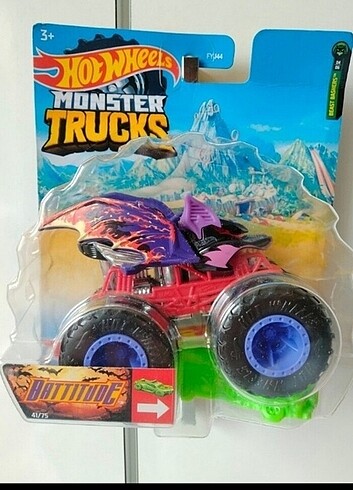 Hot wheels Monster truck battitude 