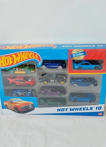 Hot wheels 10 lu paket