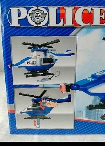  Beden Renk Ausini polis helikopteri lego 