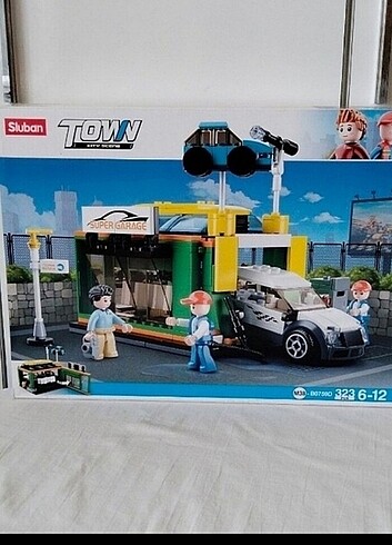 Sluban town araba yıkama dukkani lego