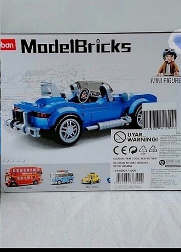 Beden Renk Sluban spor araba lego