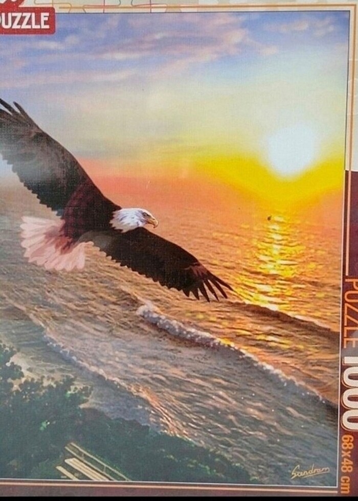 Gündoğumu da yüksek uçuş puzzle  - Görsel 2