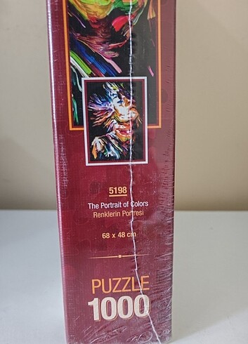 Art puzzle renklerin portresi  - Görsel 4