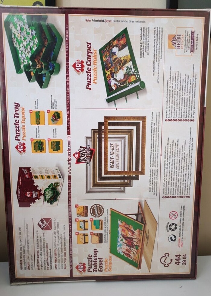 Art puzzle renklerin portresi  - Görsel 3