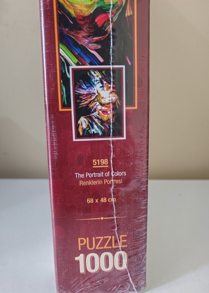Art puzzle renklerin portresi  - Görsel 4