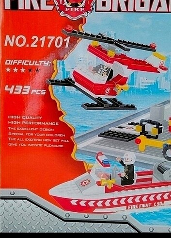 Beden Renk Ausini itfaiye seti lego