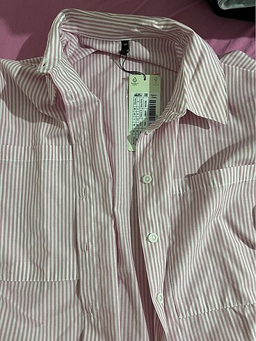 Çizgili oversize gömlek
