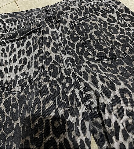 36 Beden çeşitli Renk Leopar desenli palazzo pantolon
