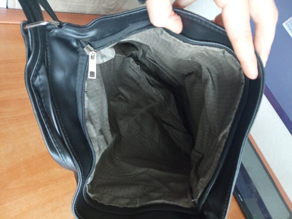 Fermuarlı Siyah Deri Goth Sırt Çantası - Görsel 3