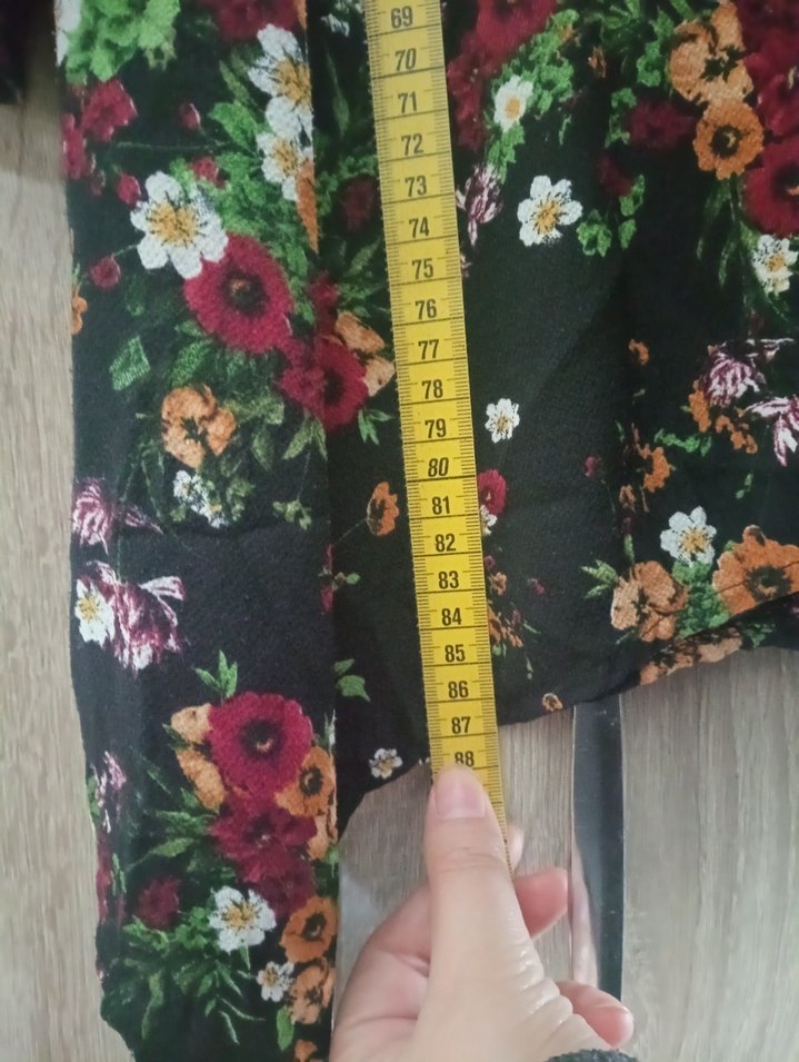 Çiçek Desenli Bohem Uzun Kollu Tunik - Görsel 5