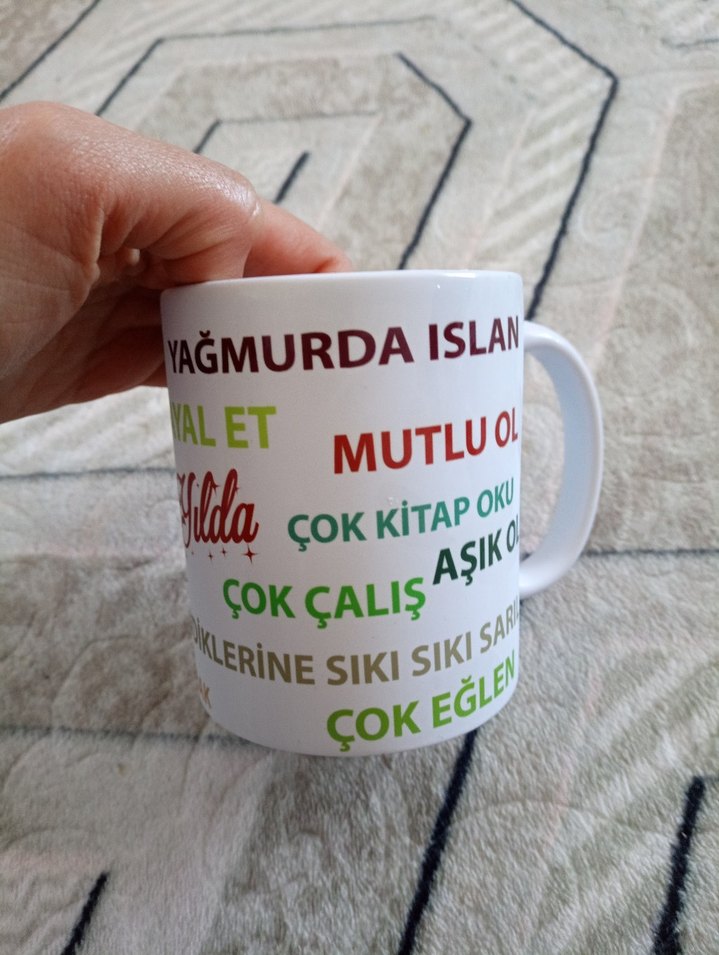 Motivasyon Yazılı Yeşil Kupa - Görsel 3