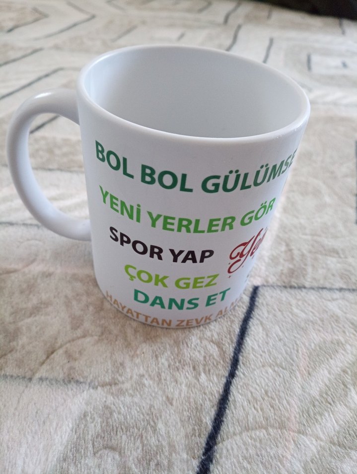 Motivasyon Yazılı Yeşil Kupa - Görsel 5